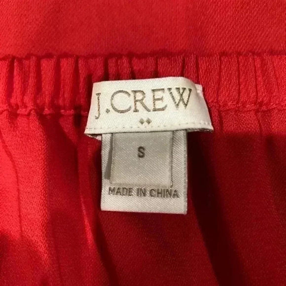 J crew red off the shoulder dress in size small - Picture 3 of 3